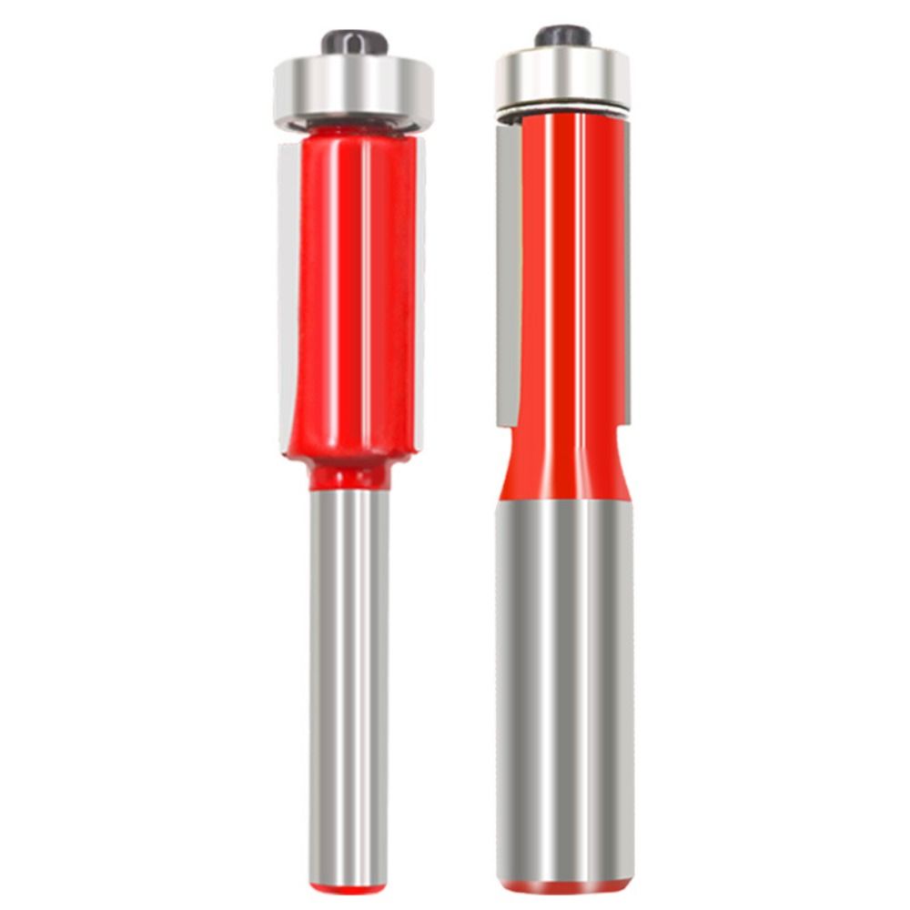 With Bearing Shank Milling Cutter 6mm Shank Carving Cutter Carbide Router Bit  Trimming