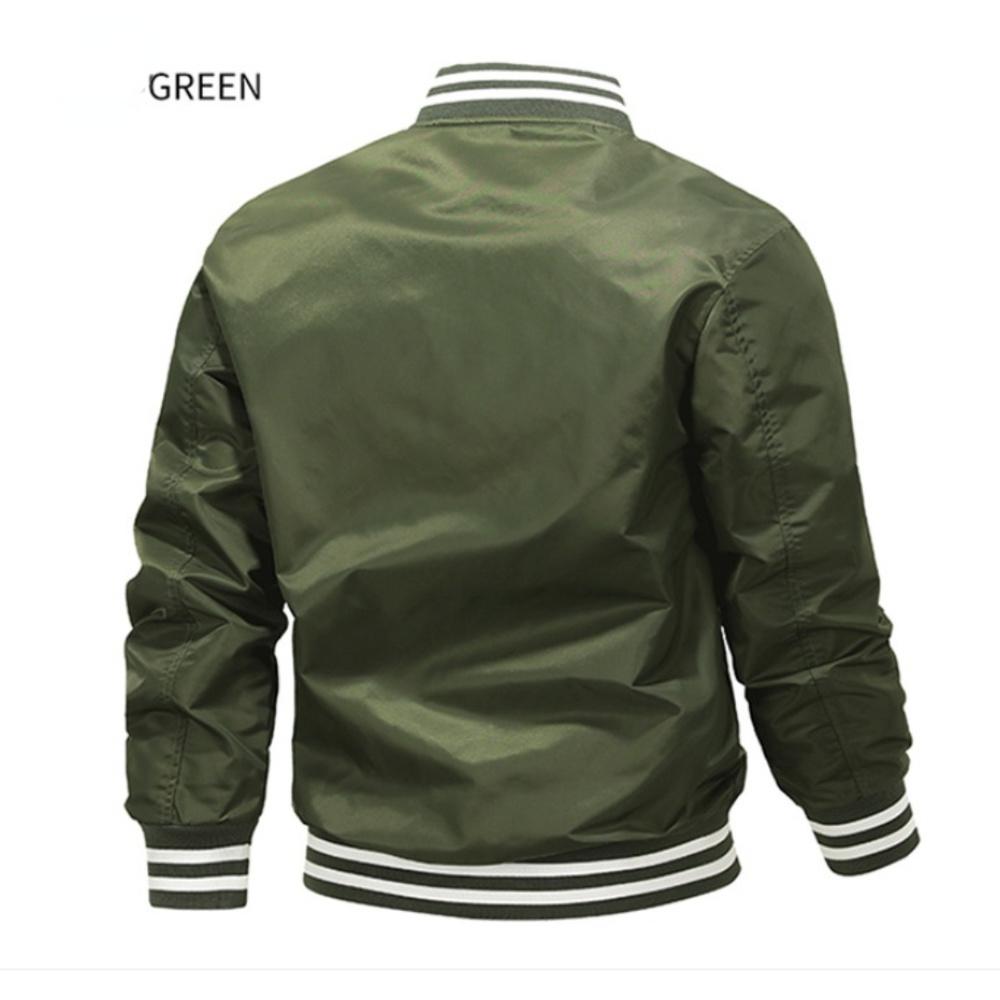Erkek Büyük Beden Günlük Beyzbol Ceketi Düz Ceket Erkek Giyim Günlük Mont Bol Ceket Üstler