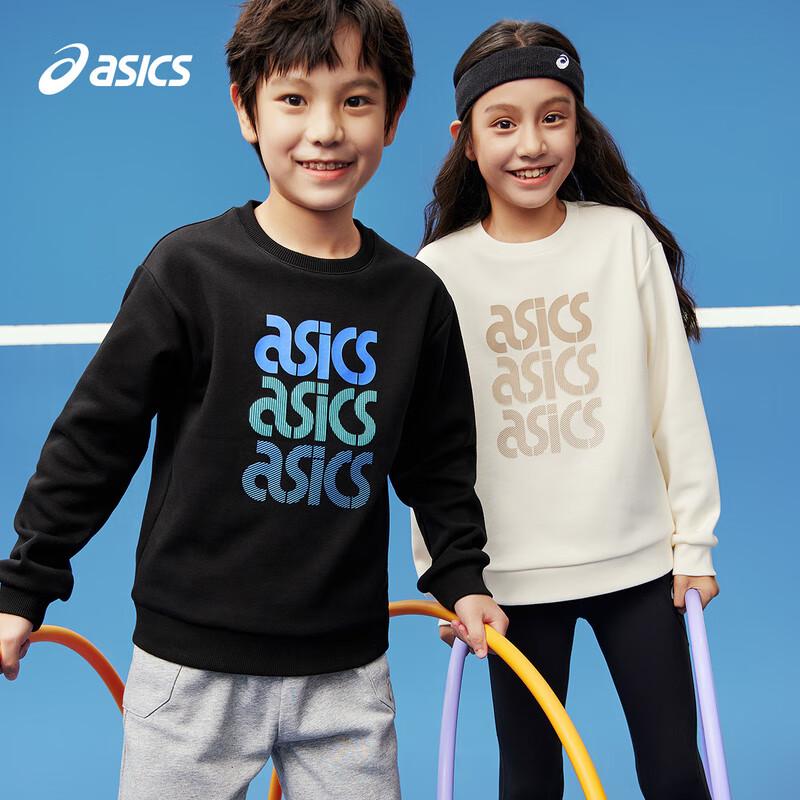 ASICS Kids Fleece Lined Knit Sweatshirt 150
