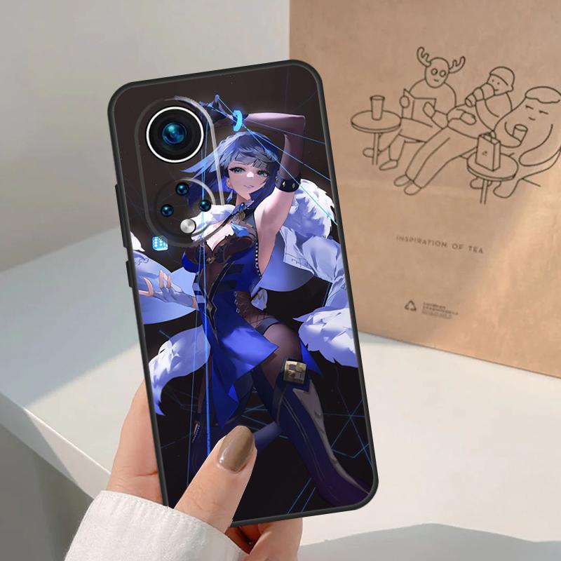 Yelan Genshin Impact For Honor Magic 8 Pro 7 6 5 Lite Case For Honor Win RT 200 400 50 70 90 X8b X9a X9b X9c X9d