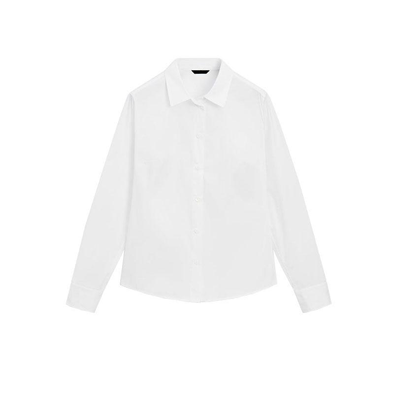 MD Spring New Women's Clothing Workplace Intelligence Commute Style Easiest for Match Inner Wear Base Long Sleeves Shirt 5153564