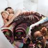 Just The Family Throw Blanket Cute Plaid christmas decoration Warm Thermals For Travel Blankets