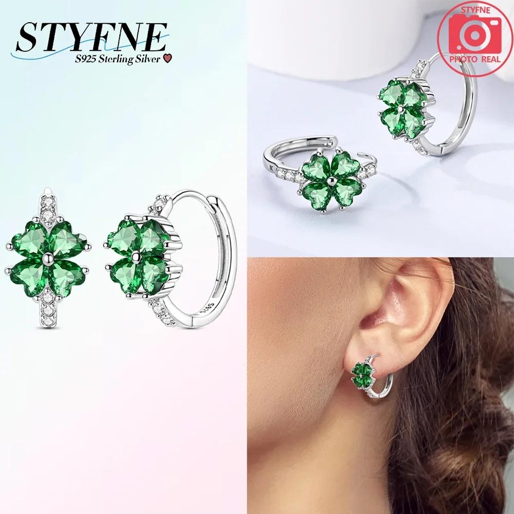 Authentic copper Colored Zircon Earring Star Shape Moon Fourleaf Shamrock Butterfly Knot Zircon Earring Women Gift Accessory Jewellery