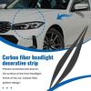 Bandeau d'optique en fibre de carbone pour BMW Série 3 - 1 Paire
