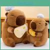 Plush Capybara Chef Toy Dolls Room Decoration Ornaments Children Gift Christmas