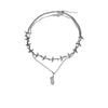 Bohemian Bird Crystal Necklace For Women With Geometric Pendant And Cross Chain