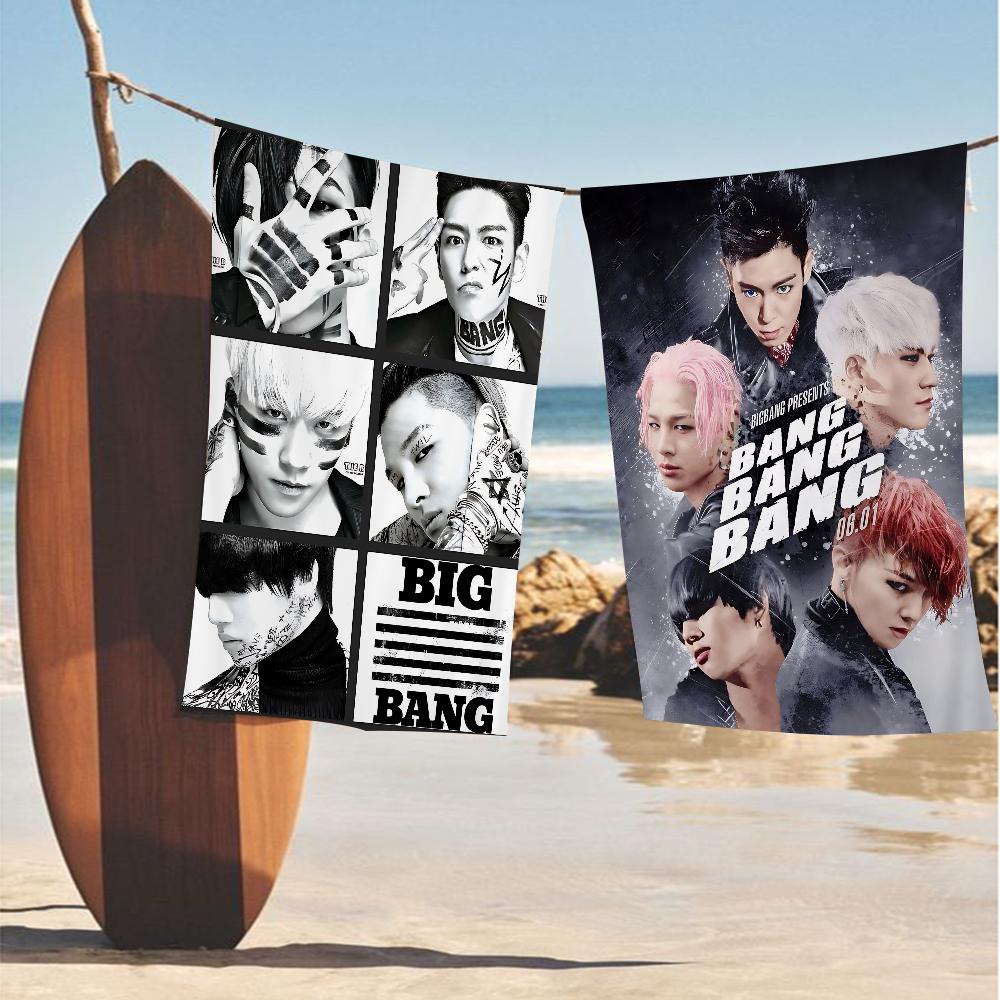 BIGBANG-Affiches Autocollantes  Microfiber Beach Towel Absorbent Quick Dry Soft Yoga Swimming Resort Mountain Climbing Towel
