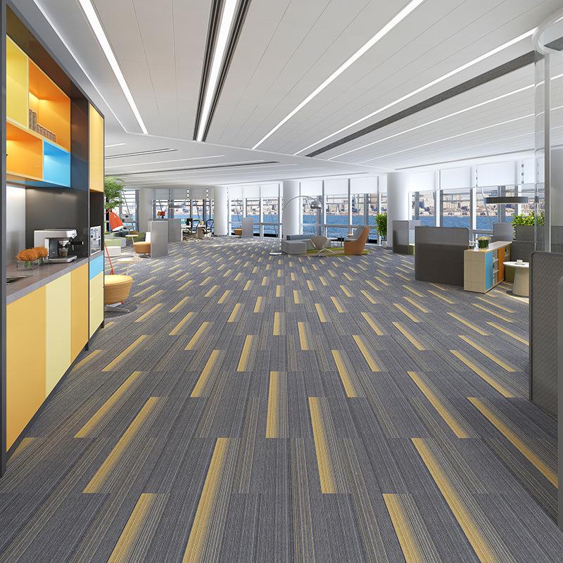 Anti-Slip Wear-Resistant Patchwork Carpet for Offices, Billiards Halls, Hotels, and Commercial Spaces