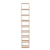 Corner Shoe Rack Multi Tier Foldable Space Saving Wood Shoe Organizer for Home Dormitory Entrance