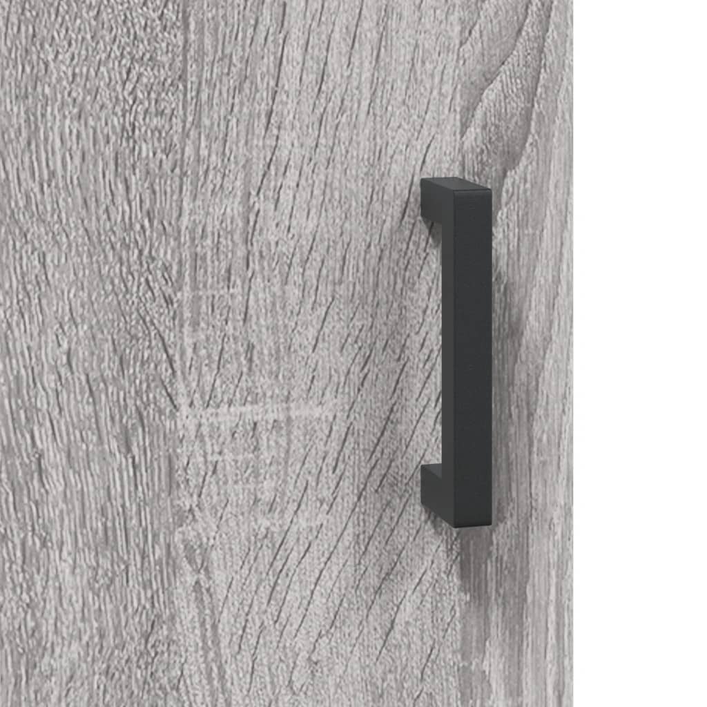 Highboard Grey Sonoma 34.5 x 34 x 180 cm Particleboard