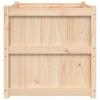 Vidaxl Donica Ogrodowa, 70X70X70 Cm, Lite Drewno Sosnowe