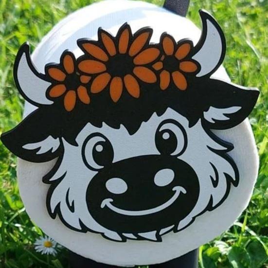 1/2Pcs Cow Shape Toilet Paper Holder Large Capacity Farmhouse Style No Assembly Napkin Organizer Bathroom Decor