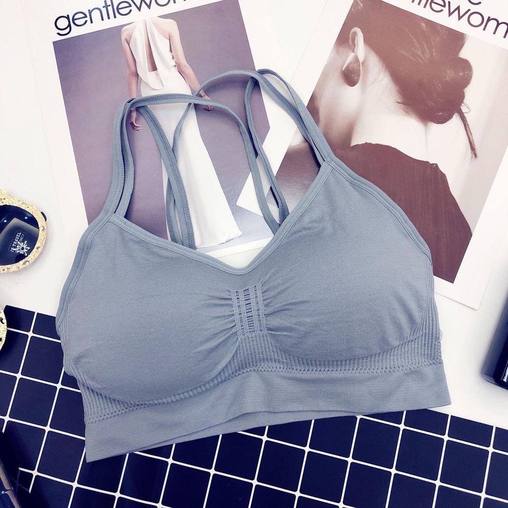 Large Size Beautiful Back Bra Wrap Tube Top Yoga Vest for Women