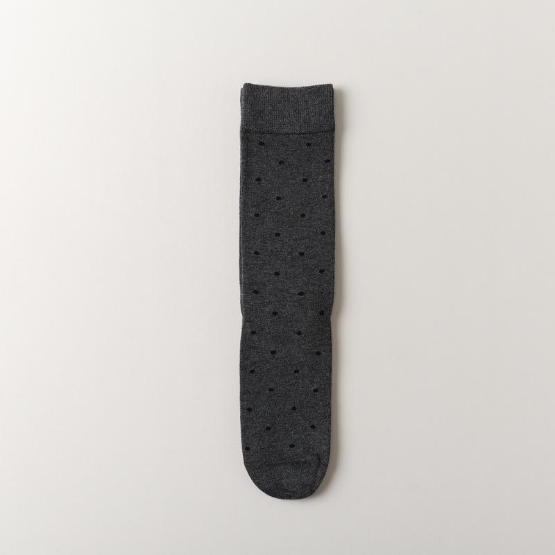 

Polka Dot Socks Women S Trend Polka Dot Tube Socks Straight Cotton Socks Spring And Autumn Japanese Stacking Socks Women One size fits all темно-серого