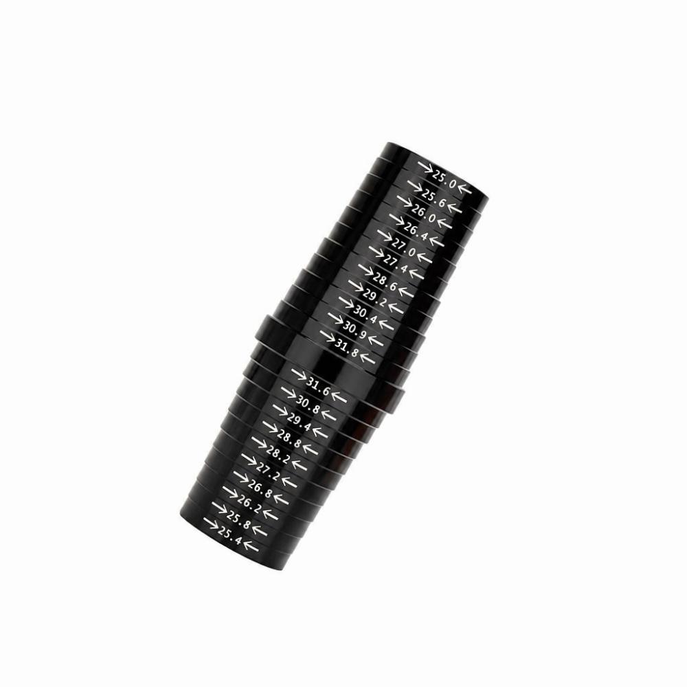 25mm to 31.8mm Seatpost Measuring Tool Aluminum Alloy Seat Tube Sizing Gauge for Bikes