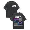 Vintage Washed Young Miko Do Not Disturb Album Graphic T Shirt Fashion Hip Hop Short Sleeve Tshirt Unisex Women Oversized Tshirts