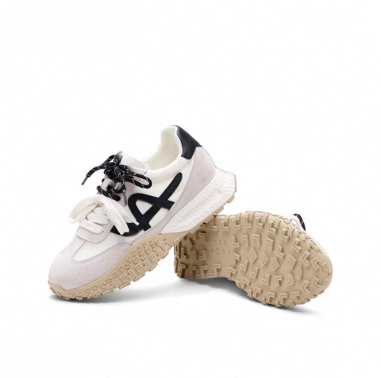 Internet celebrity explosion German training platform dad shoes women 2025 autumn new versatile little white shoes Korean breathable sports shoes