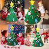 Adorable Diy 3d Cone Felt Christmas Tree Ideal For Toddler's Festive Decorations