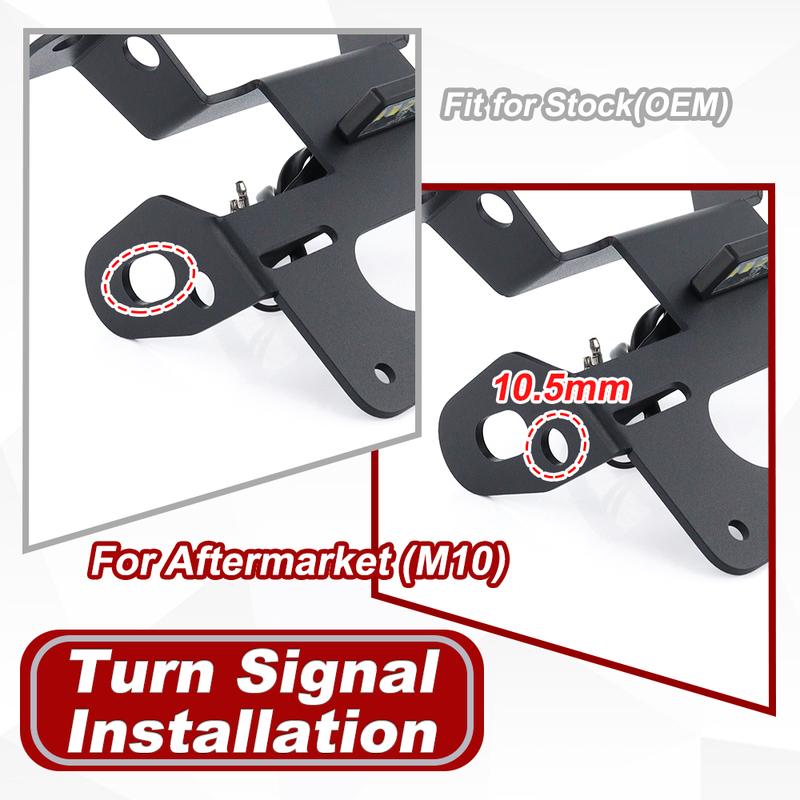 Fit For Honda CB650R CBR650R CB650R Neo Sports Café License Plate Holder Bracket Rear Tail Tidy Fender Eliminator Kit