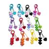 Heart-Shaped Mobile Phone Pendant Chain Cute Colorful Heart-Shaped Keychain Keychain Bag Jewelry Cute Mobile Phone Accessories