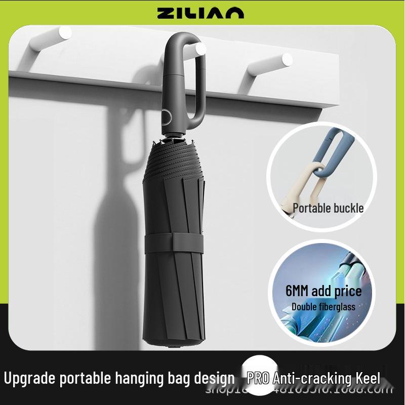 288-Bone Windproof & Stormproof Large Folding Dual-Use Umbrella for Men & Women