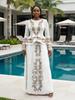 Elegant 2026 Pleated Print Slimming Suit: Plus-Size Waist-Cinched Two-Piece Dress Set