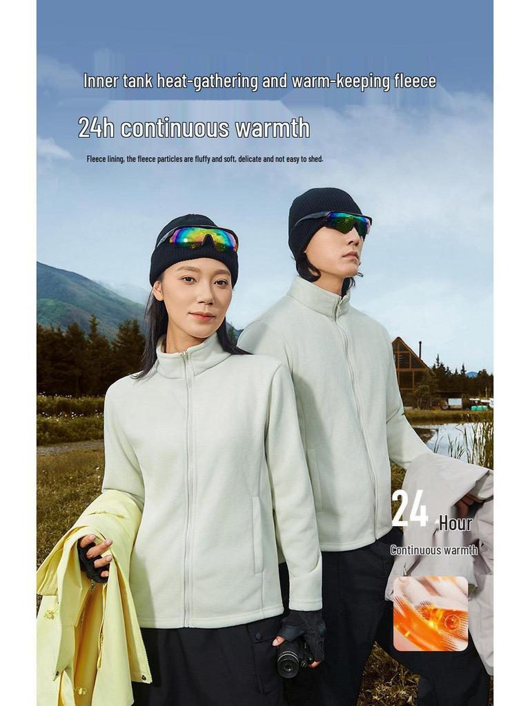 Women's Autumn/Winter Three-in-One Mountaineering Jacket with Custom Logo for Company Workwear