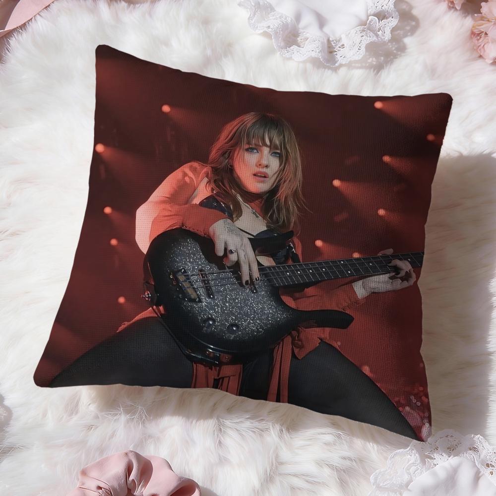 V-Victoria De AngelisS Cushion Cover Premium Comfort Reversible Pillow Cove -Two in One Design for Any Room & Car Interior