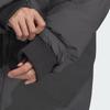 Adidas Fustl P Djk Lon Water-Resistant Long Warm Sports Casual Hooded Down Jacket Men Jackets Dark-Gray JM6177