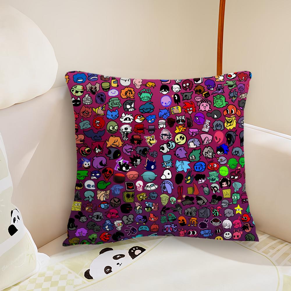 Cushion Cover Living Room Headboard Bedroom Funkin Cool Game Office Friday Cushion FNF Cushion Sofa Nap Time Night Pillow Case
