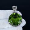 Peridot Anhänger, 925 Sterling Silber Handgefertigter Schmuck, Peridot Silberanhänger, Partyschmuck für Damen, Anhänger Valentinstagsgeschenk
