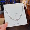 Fashion Full Diamond Sweet Cool Wind Butterfly Clavicle Chain Luxury Necklace Temperament Jewelry Woman