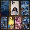 Singer S-SZA Lana Phone Case For iPhone 16,15,14,13,12,11 Plus,Pro Max,XS,X,XR,SE,Mini,8,7,Soft Silicone Black Cover