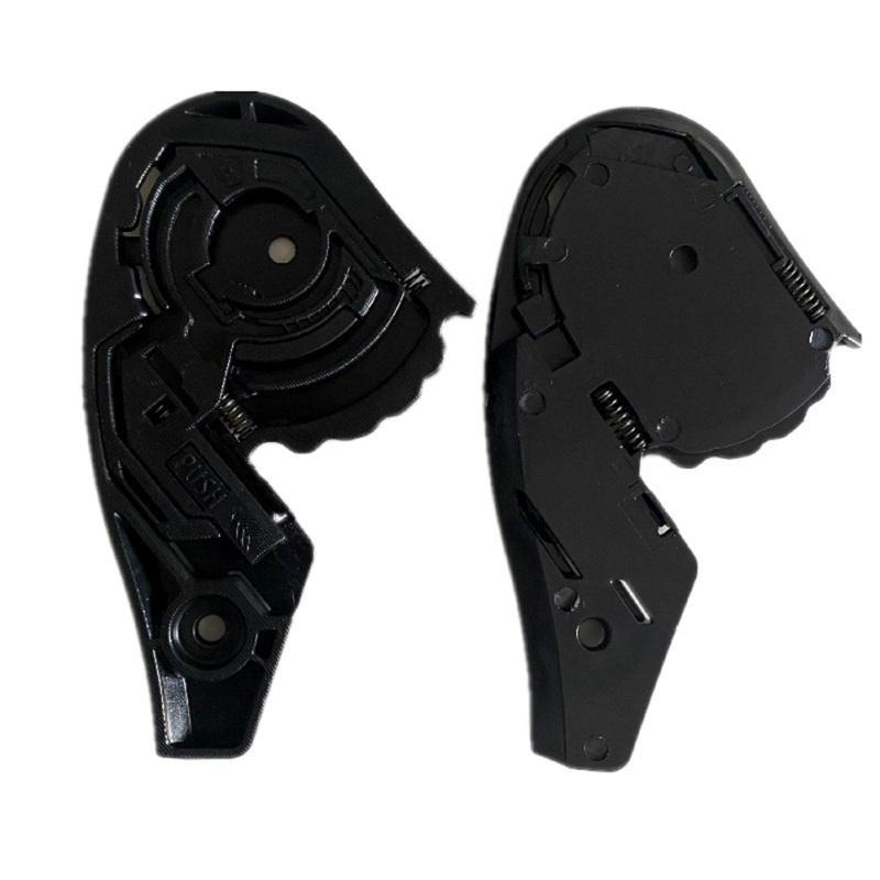 1 Pair Of Plastic Motorcycle Mt Helmet Shield  Base Mt-v-19 Helmet Equipment Accessories Replacement