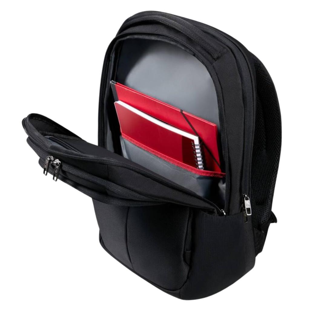 Samsonite GUARDIT Backpack, 27.5L Capacity, Black, Fits 17.3-inch Laptop, Business Bag, School Bag, Rucksack, Black [Parallel Import]