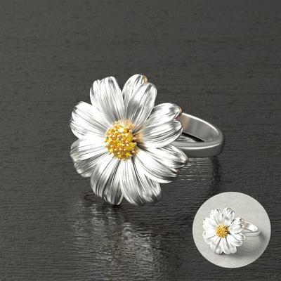 Γυναικεία Μόδα Daisy Flower Ring Μέγεθος 6-10 Κοσμήματα