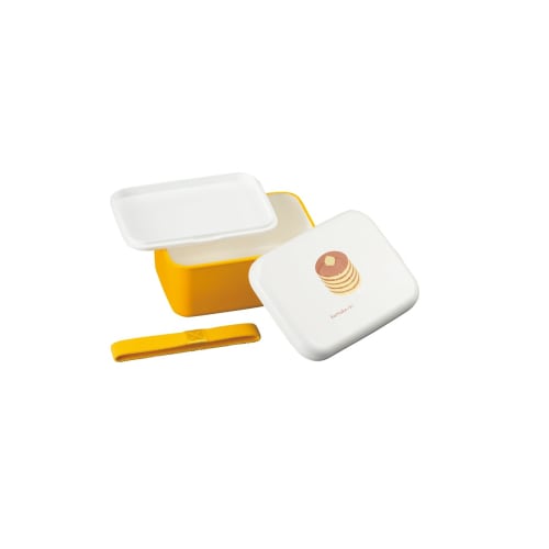 Tatsumiya OBENTO Long Rectangular Bento Box with Mini Pancakes (30447)