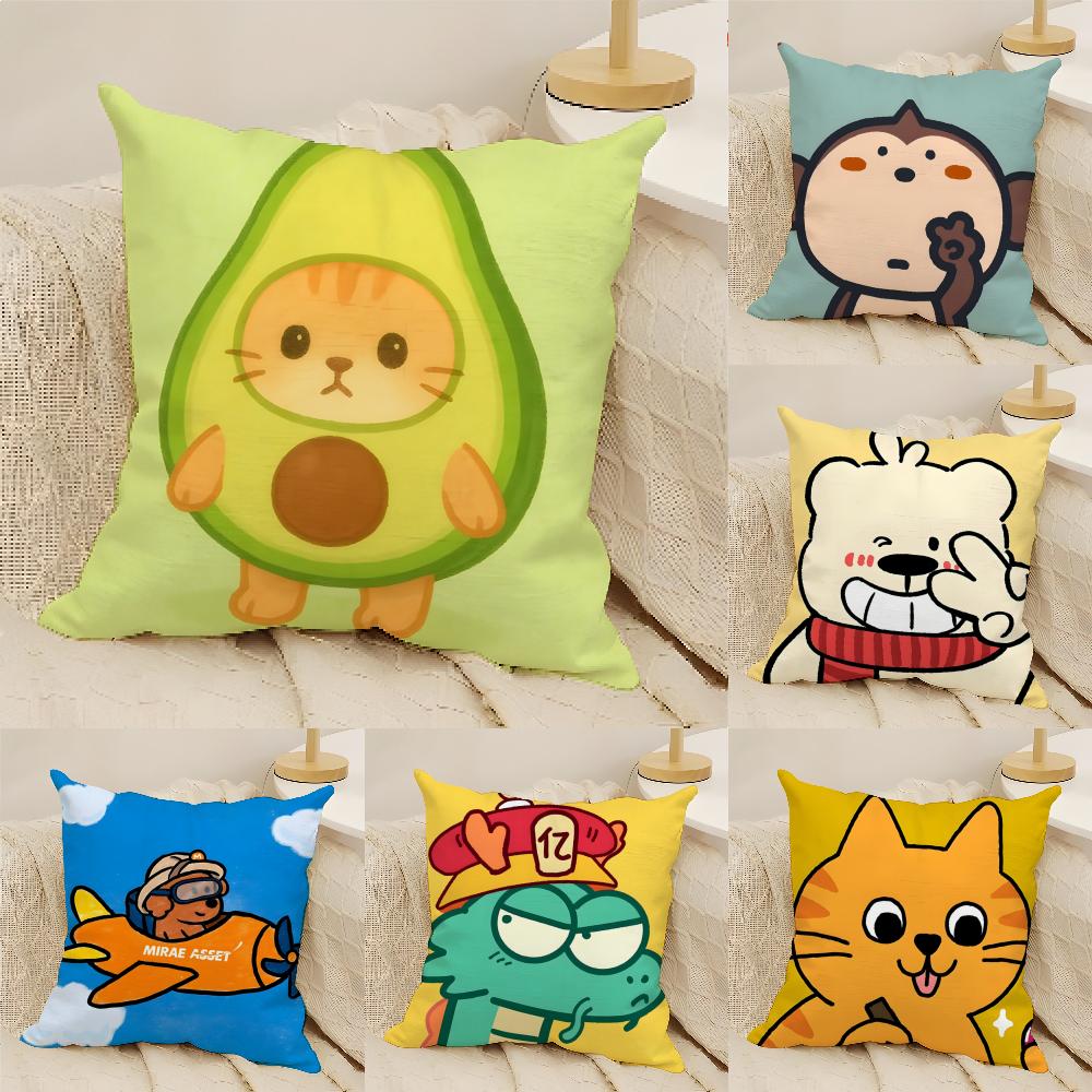Funny And Quirky Party Animals Pillow Case Home Living Room Decoration Linen Pillowcover Pillow Cases Cushion Cover