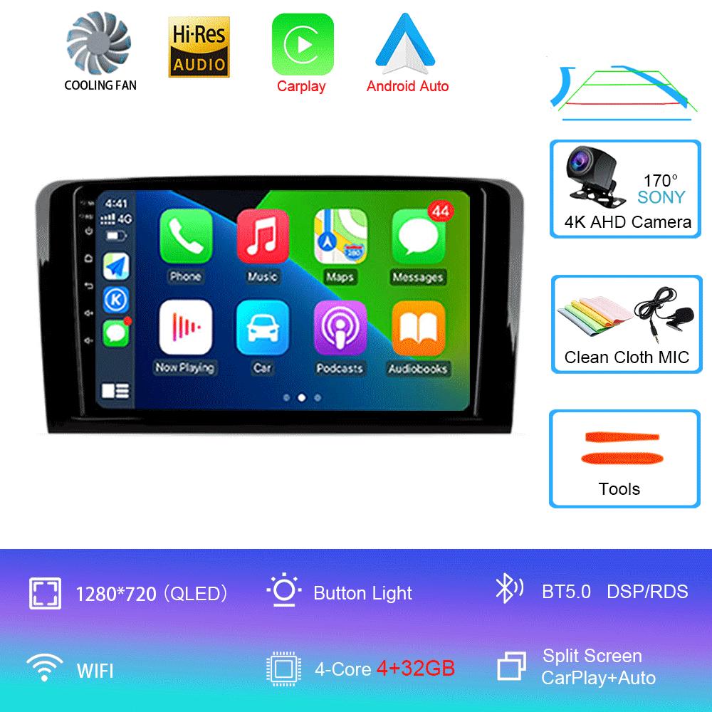 

Android 14 Автомобильное радио для Mercedes Benz ML GL ML350 GL320 X164 2005 - 2009 Мультимедийный видеоплеер Навигация стерео GPS