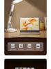 LED Desk Lamp: Eye Protection, Bedside & Study Light for College Dorm; Night Light with Charging & Timer; Compact & Stylish Design