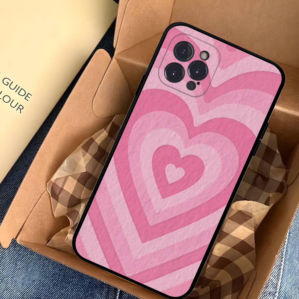 Love Heart Cute Phone Case For IPhone 17 Pro Max Air Back Cover 16 15 14 13 12 11 Pro Max Case