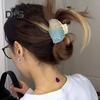 Haarspange Farbverlauf Hohles Design Muschelform Haarklammer Kunststoff Harz Material Starker Halt Hinterkopf Haarklammer