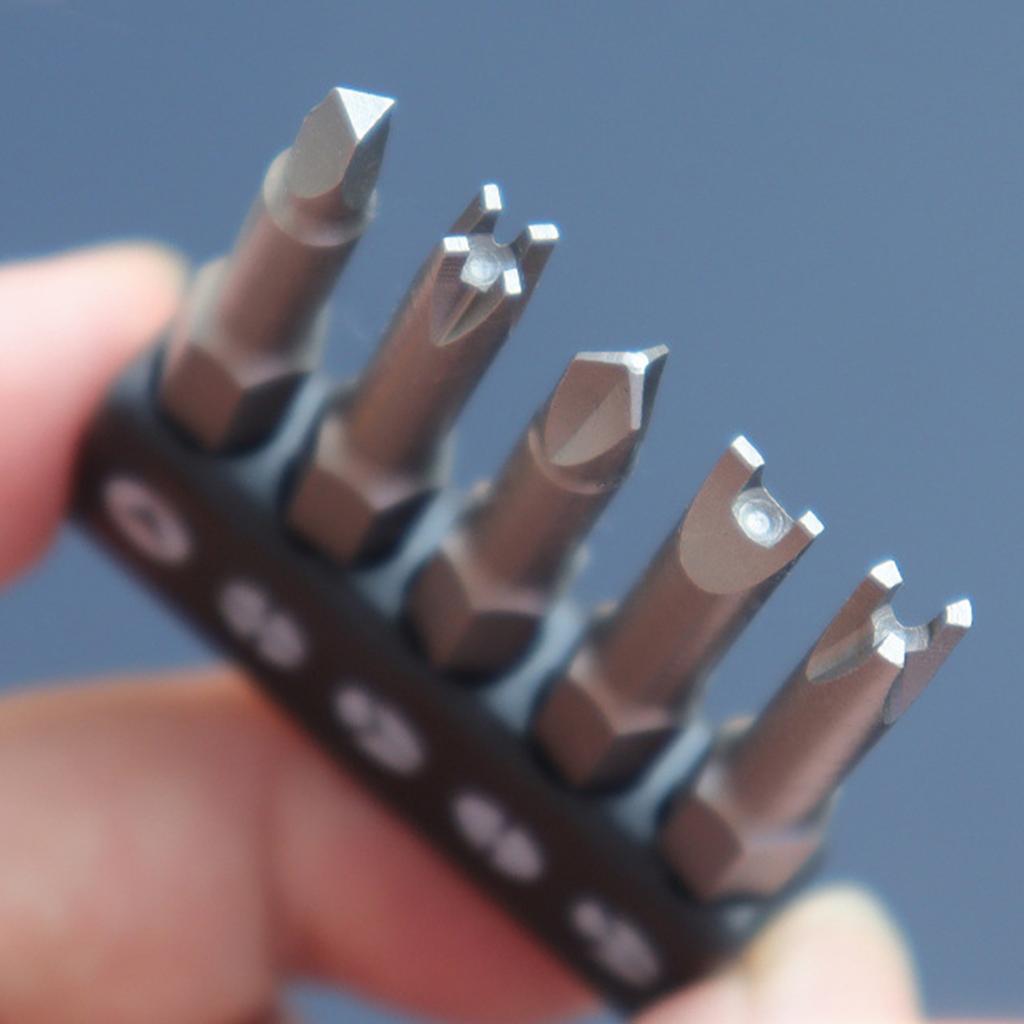 5Pcs/set 50mm Special-shaped Screwdriver Set U-shaped Y-shape Triangle Inner Cross Three-points Hand Tool Set