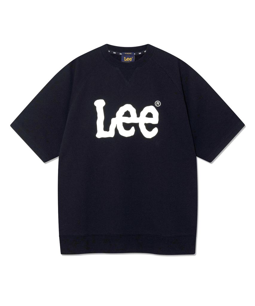 LEE Big Twitch Short Sleeve Sweatshirt Black