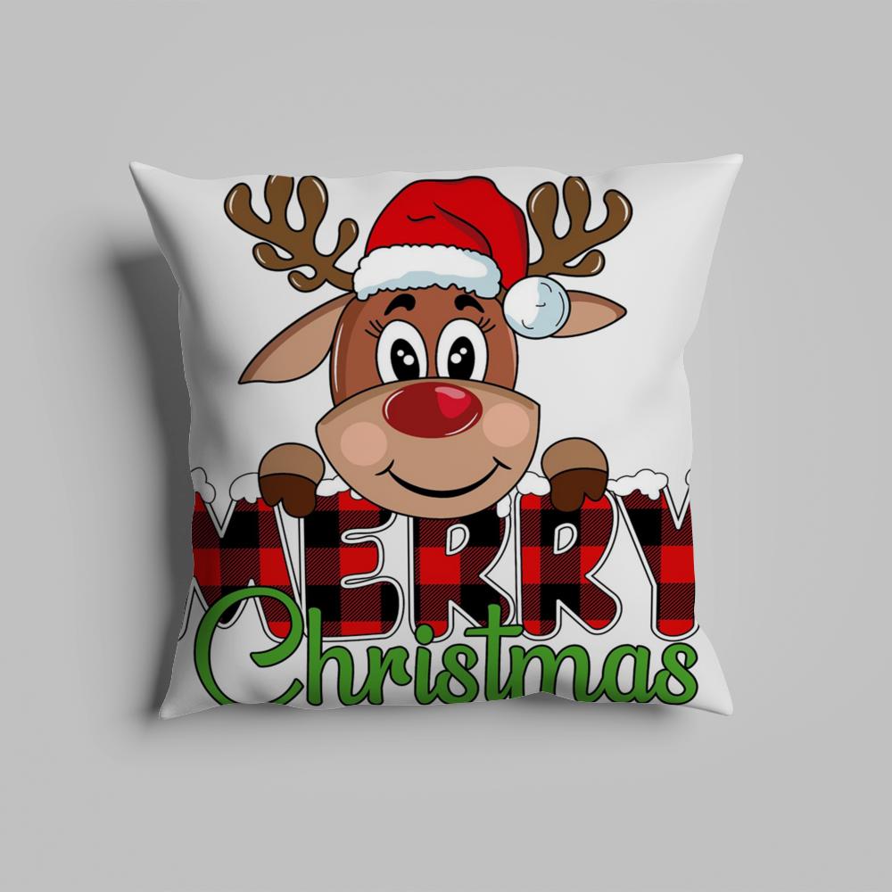 Pillow Case Luxurious Home Office, Sofa Decorative Multi Sized Car Seat Cushions, Pillowcases Santa Claus Christmas Deer