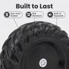 Football Tire Dog Chew Toy Built-in Squeaker Tennis Tire Interactive Puppy Toy Bite Resistant Pet Teething Boredom Toy