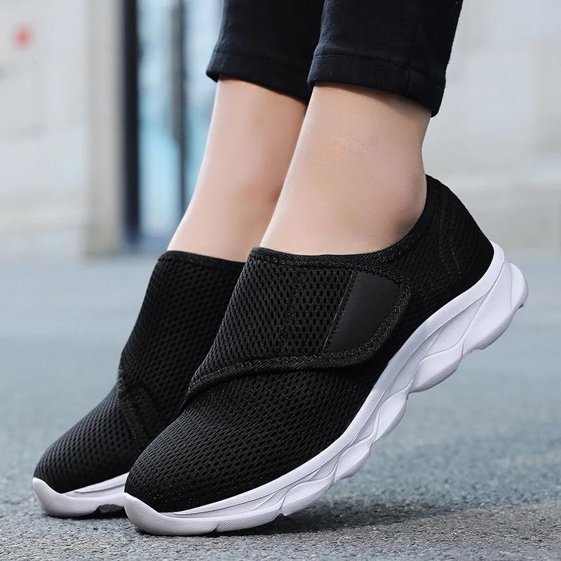 Casual Wide Feet Swollen Shoes Thumb Eversion Soft Comfortable Diabetic Shoe Walking