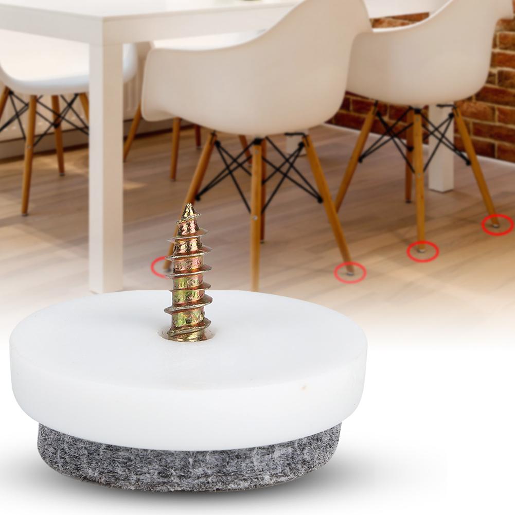 50Pcs Non-Slip Furniture Feet Pad Felt Nail for Table Sofa Chair Leg Floor Protection(28mm )