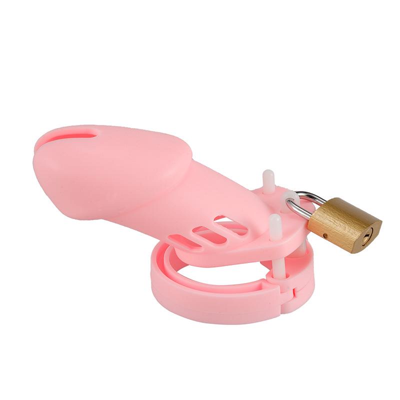 Silicone Male Chastity Cage: SM Erotic Abstinence Training Device