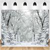 Weißer Winterwald Szene Dekoration Hintergrund Winter Kulisse Dekorationen Für Fotostudio Fotoautomat Weihnachtsfeier